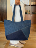 Denim Collage Tote