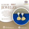Earrings 	Lotus Pearl