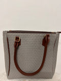 3 compartment grey tote