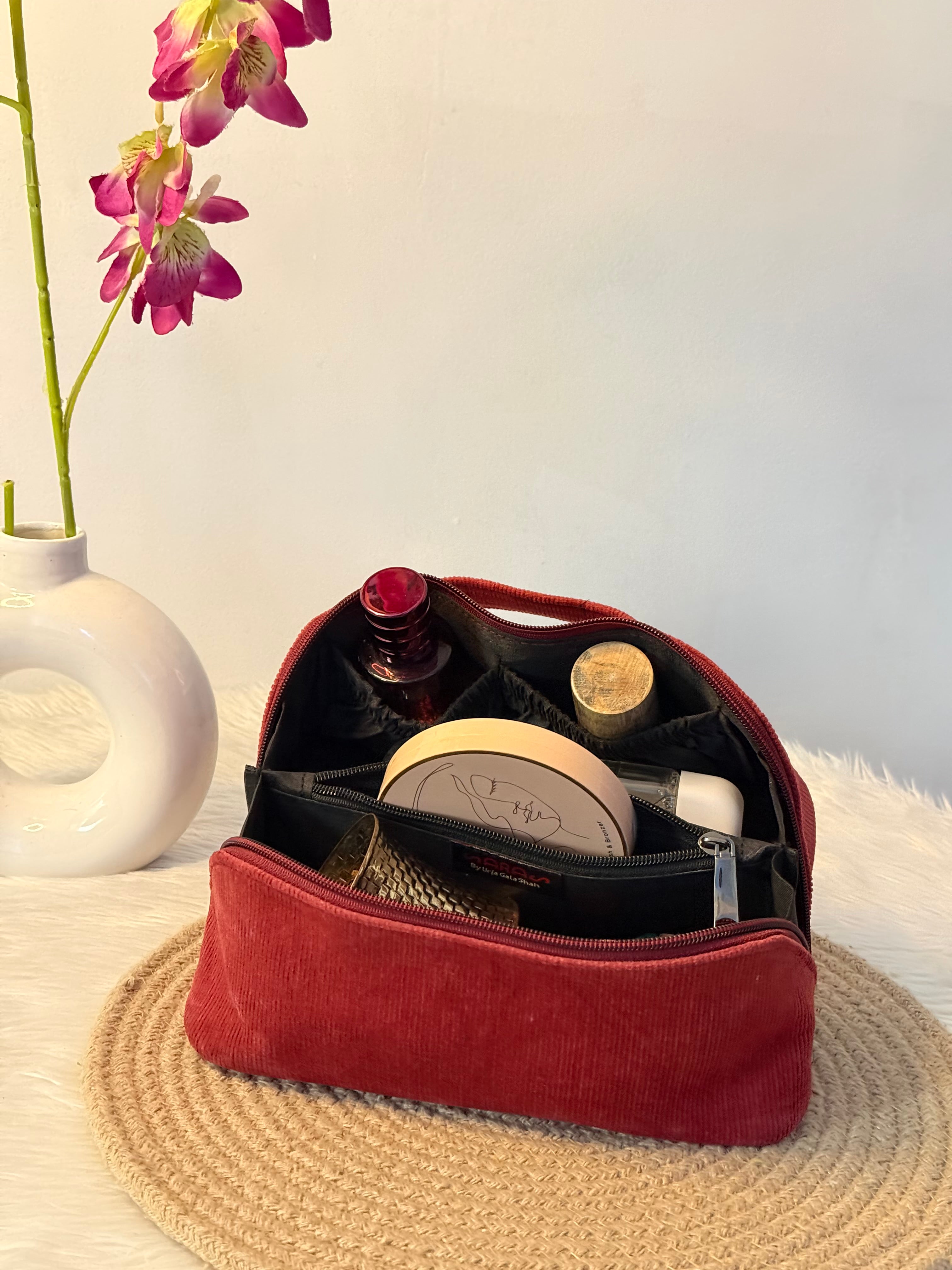 Women’s Corduroy Toiletry Pouch