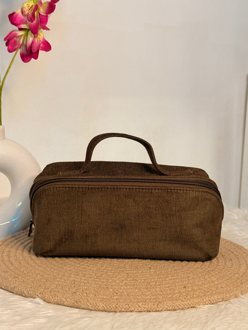 Women’s Corduroy Toiletry Pouch