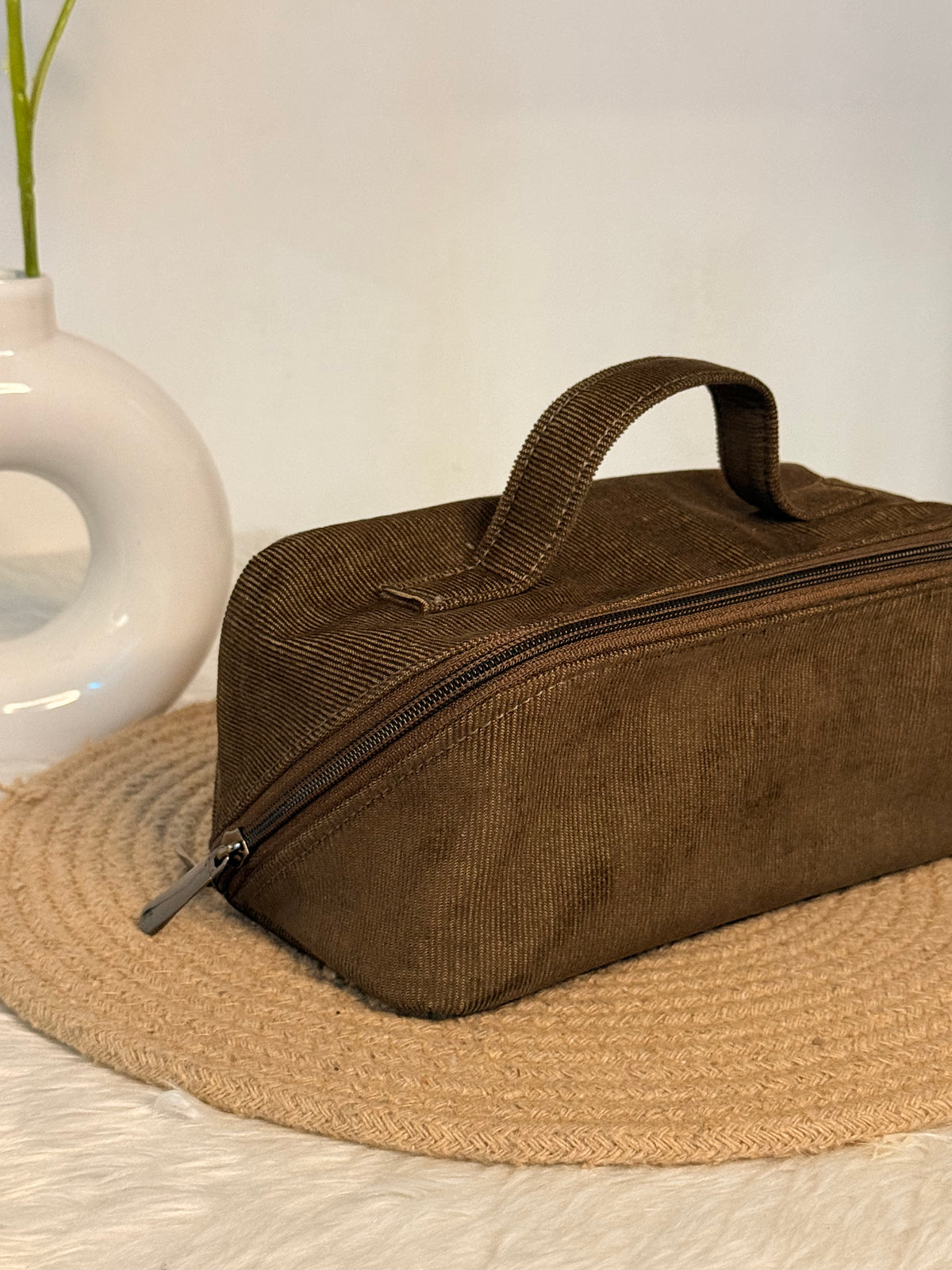 Women’s Corduroy Toiletry Pouch