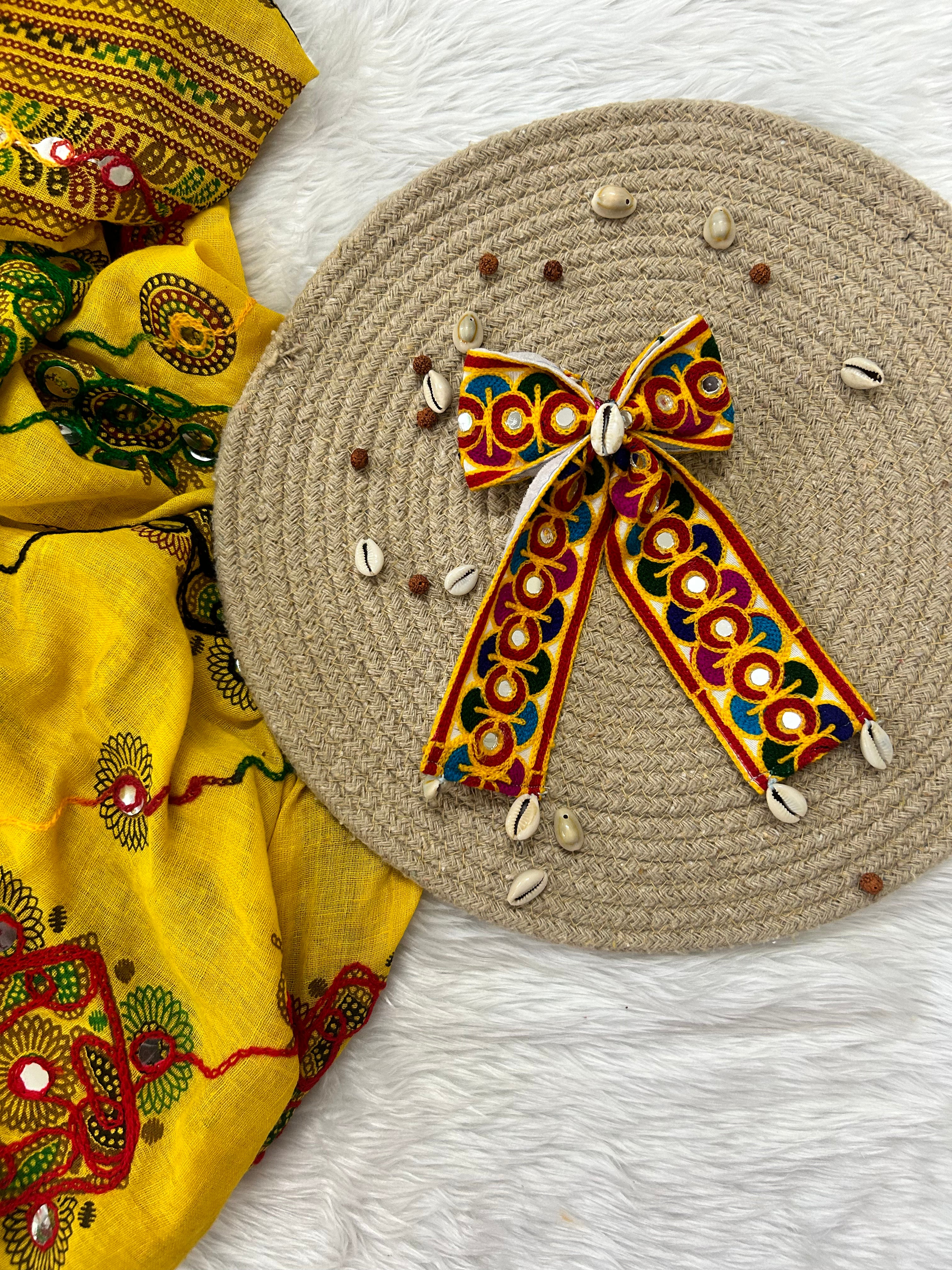 Navratri Hair Ribbon