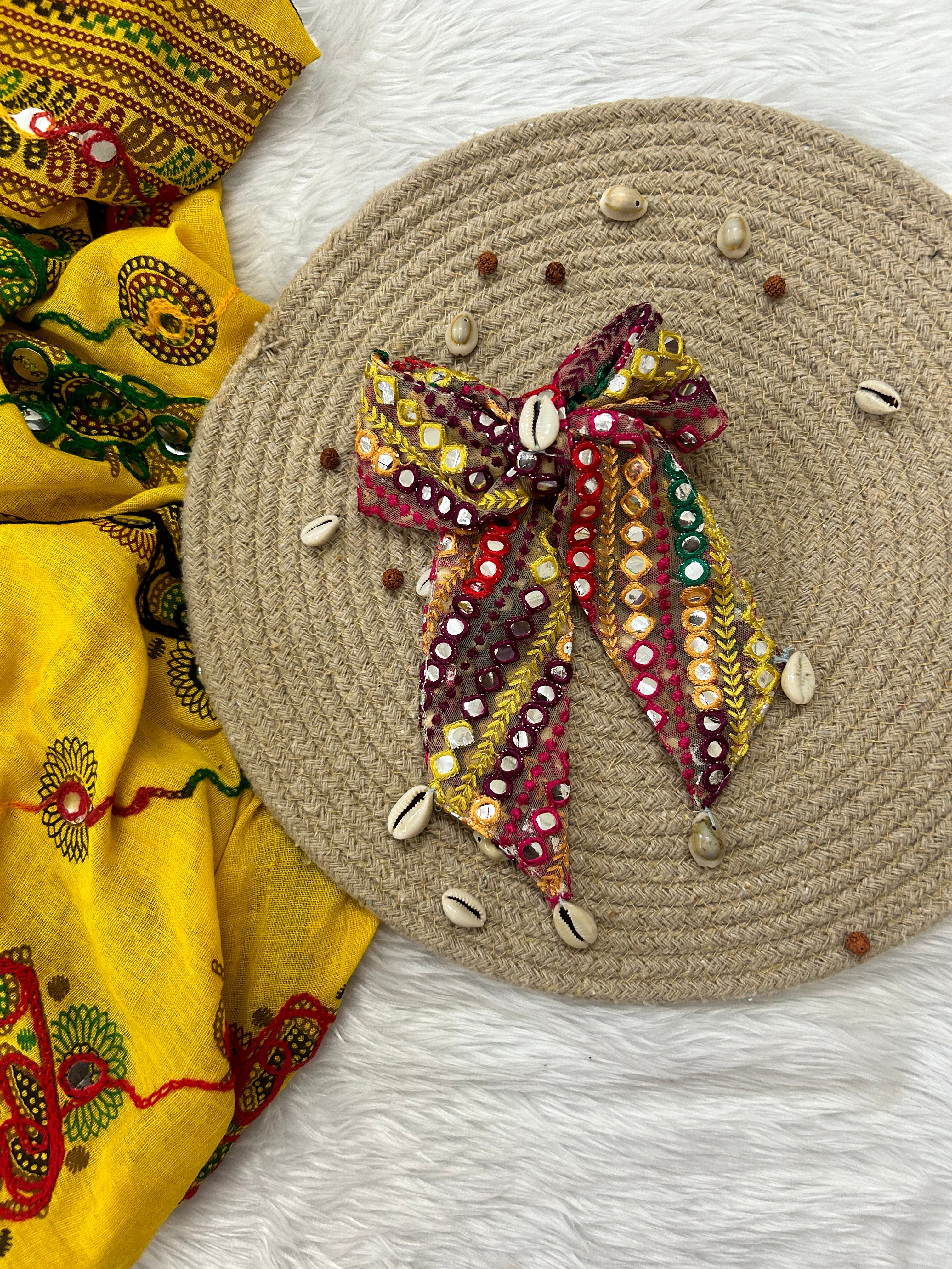 Navratri Hair Ribbon