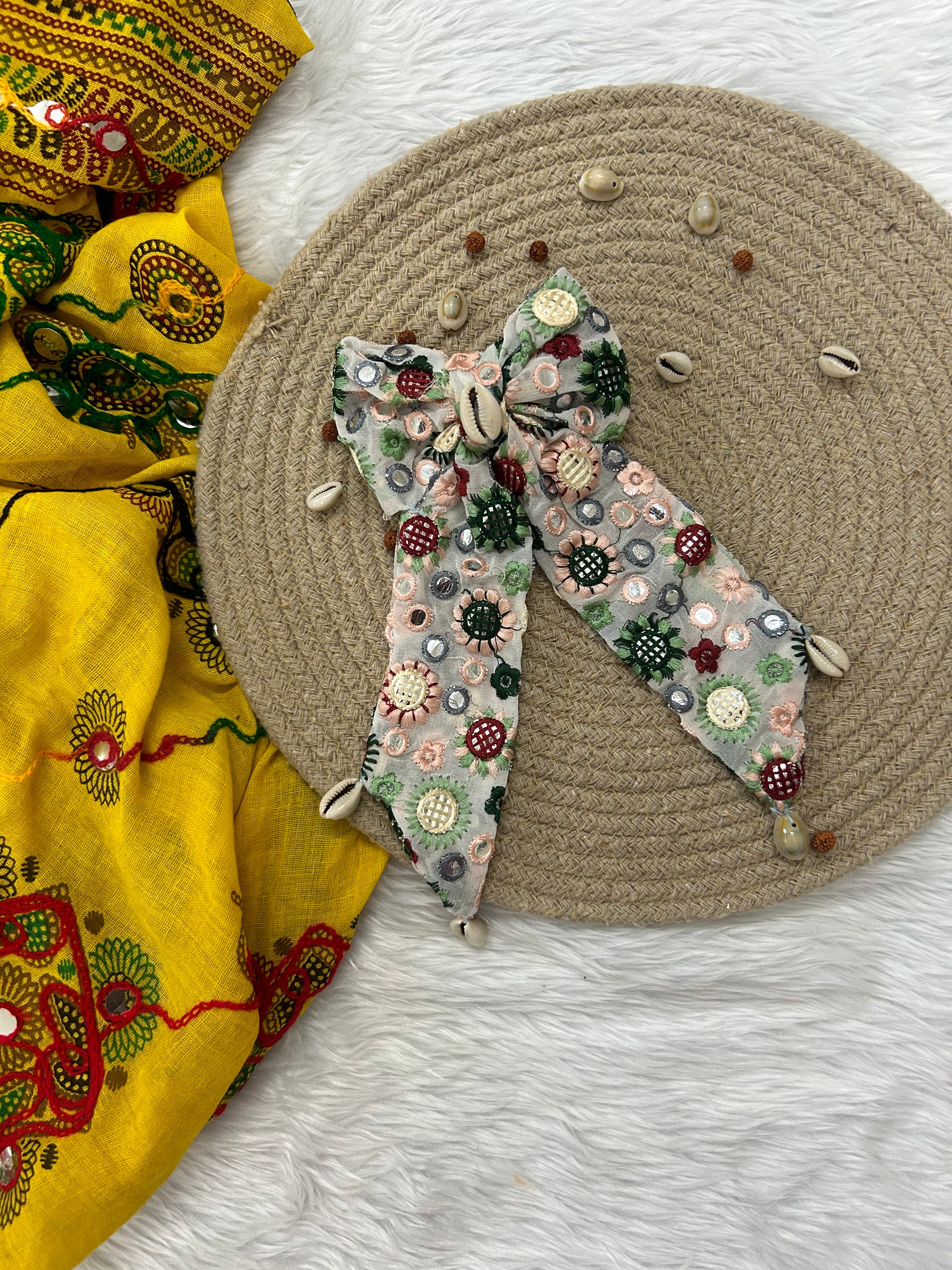 Navratri Hair Ribbon