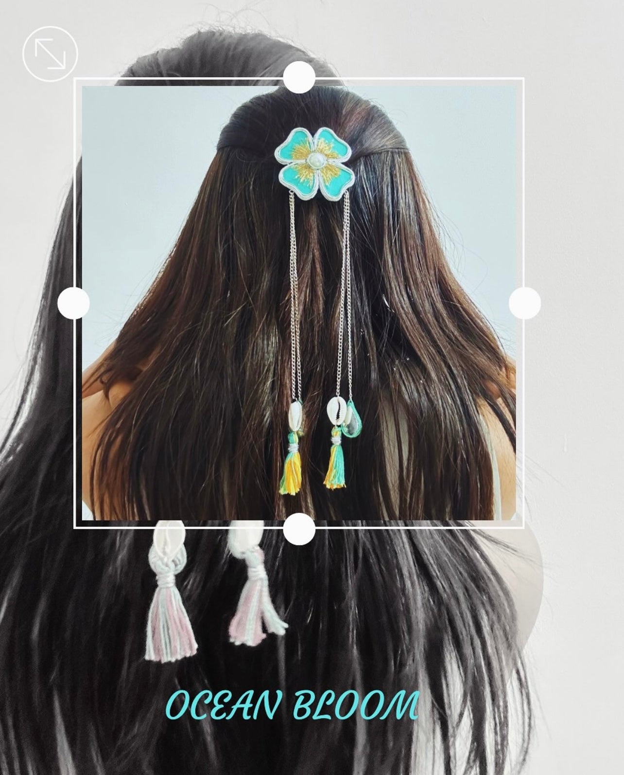 Ocean Bloom- Hair Accessory