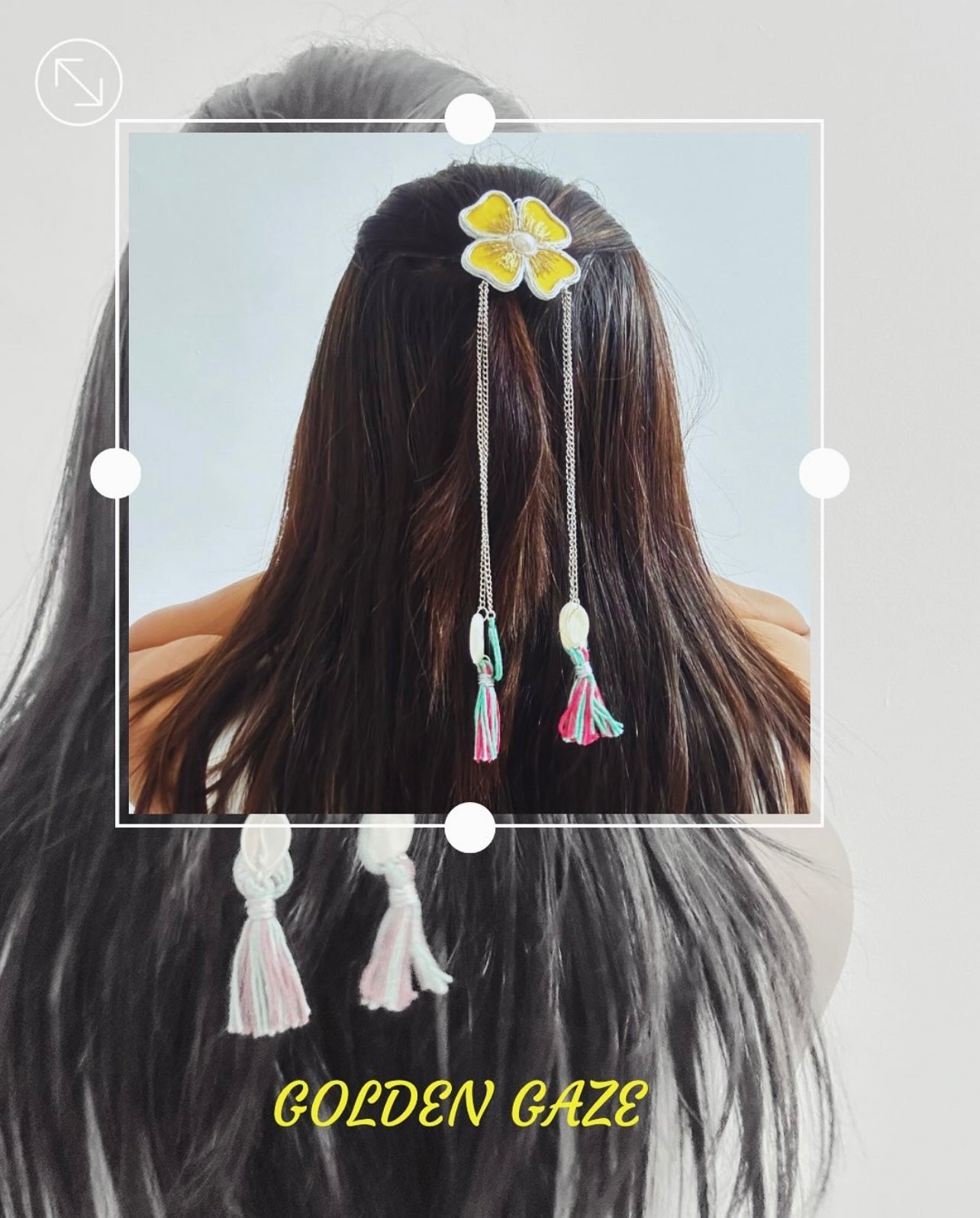 Golden Gaze- Hair Accessory