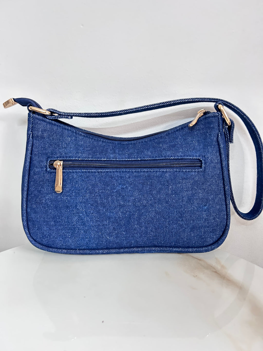 Denim 'Self Chosen' Sling Bag