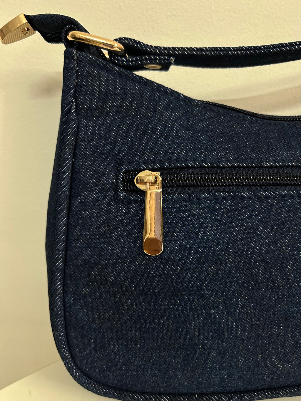Denim 'Self Chosen' Sling Bag