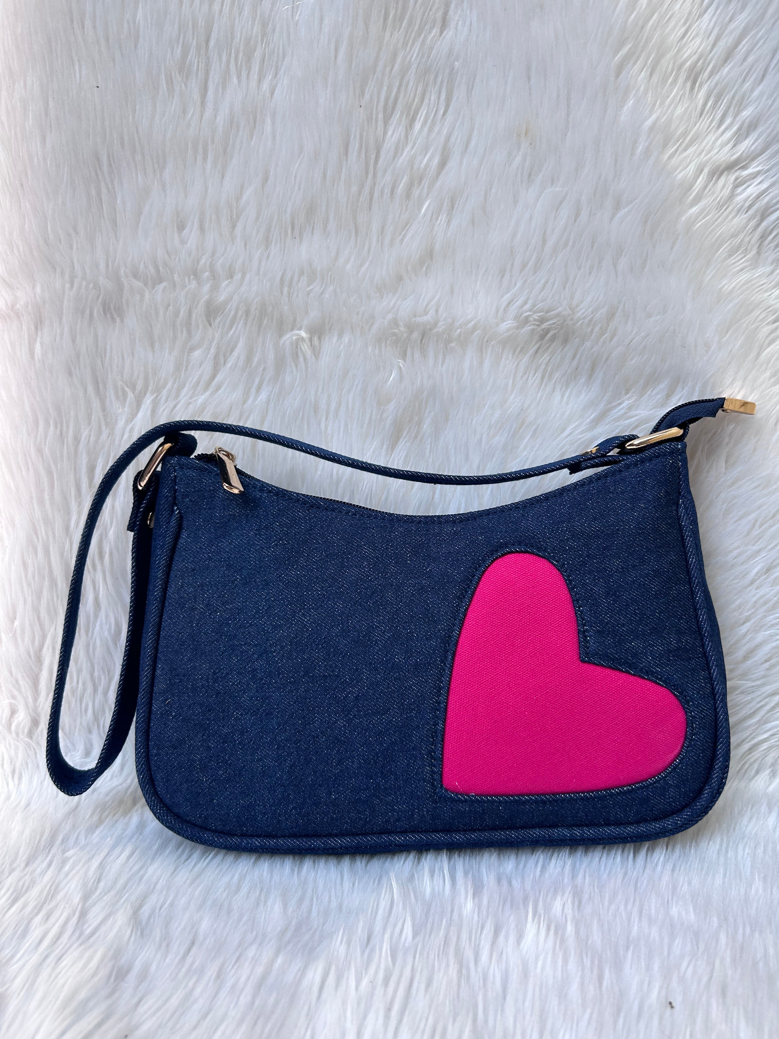 Denim 'Self Chosen' Sling Bag