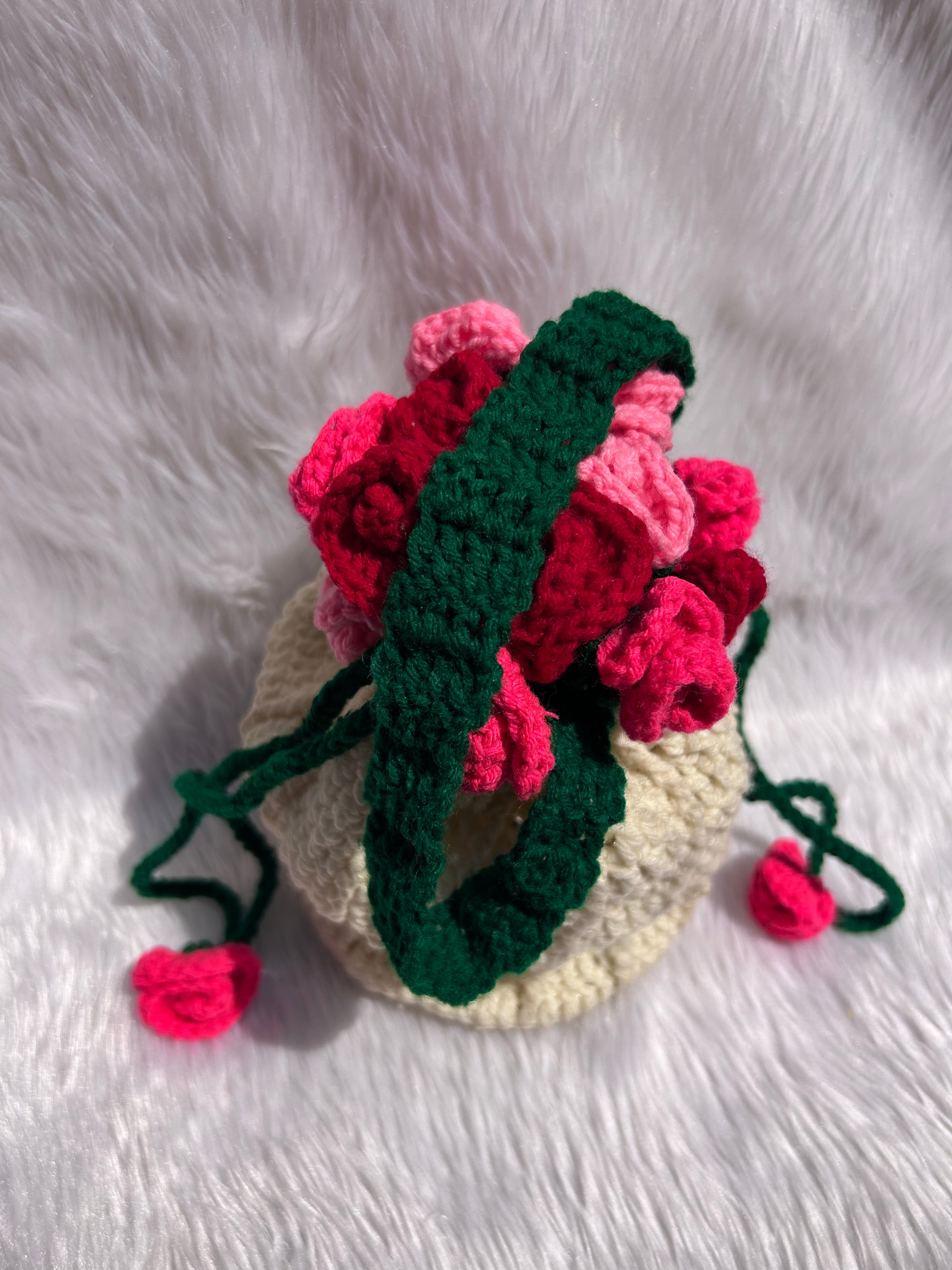 Crochet Bouquet Potli