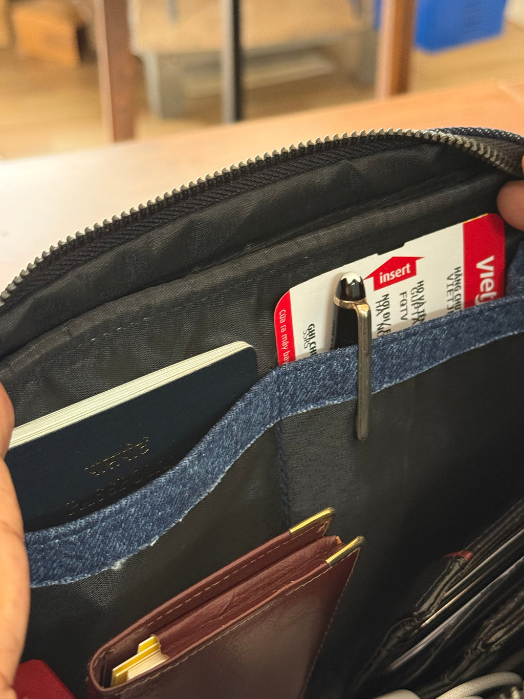 Unisex Denim Utility Sling