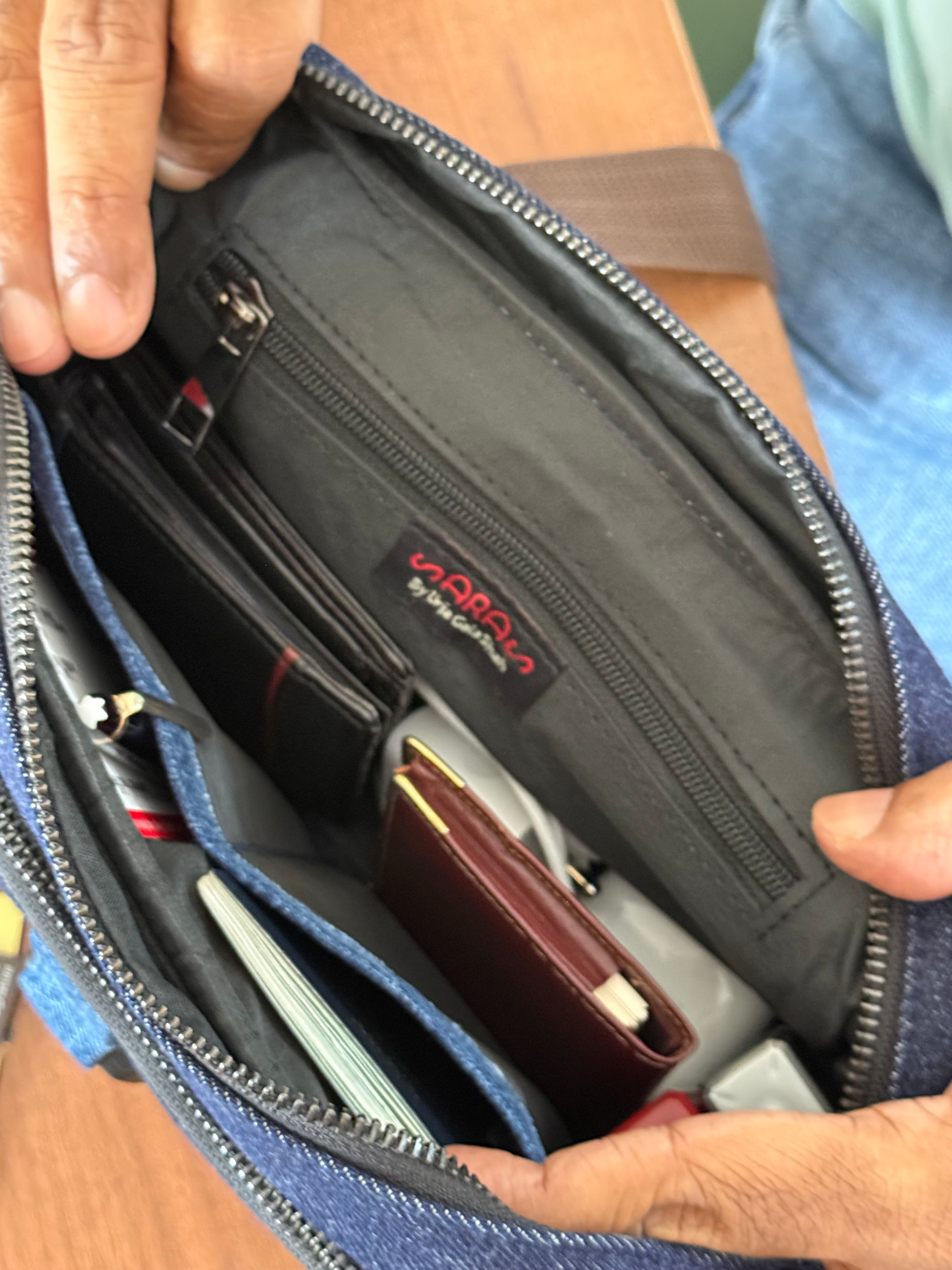 Unisex Denim Utility Sling