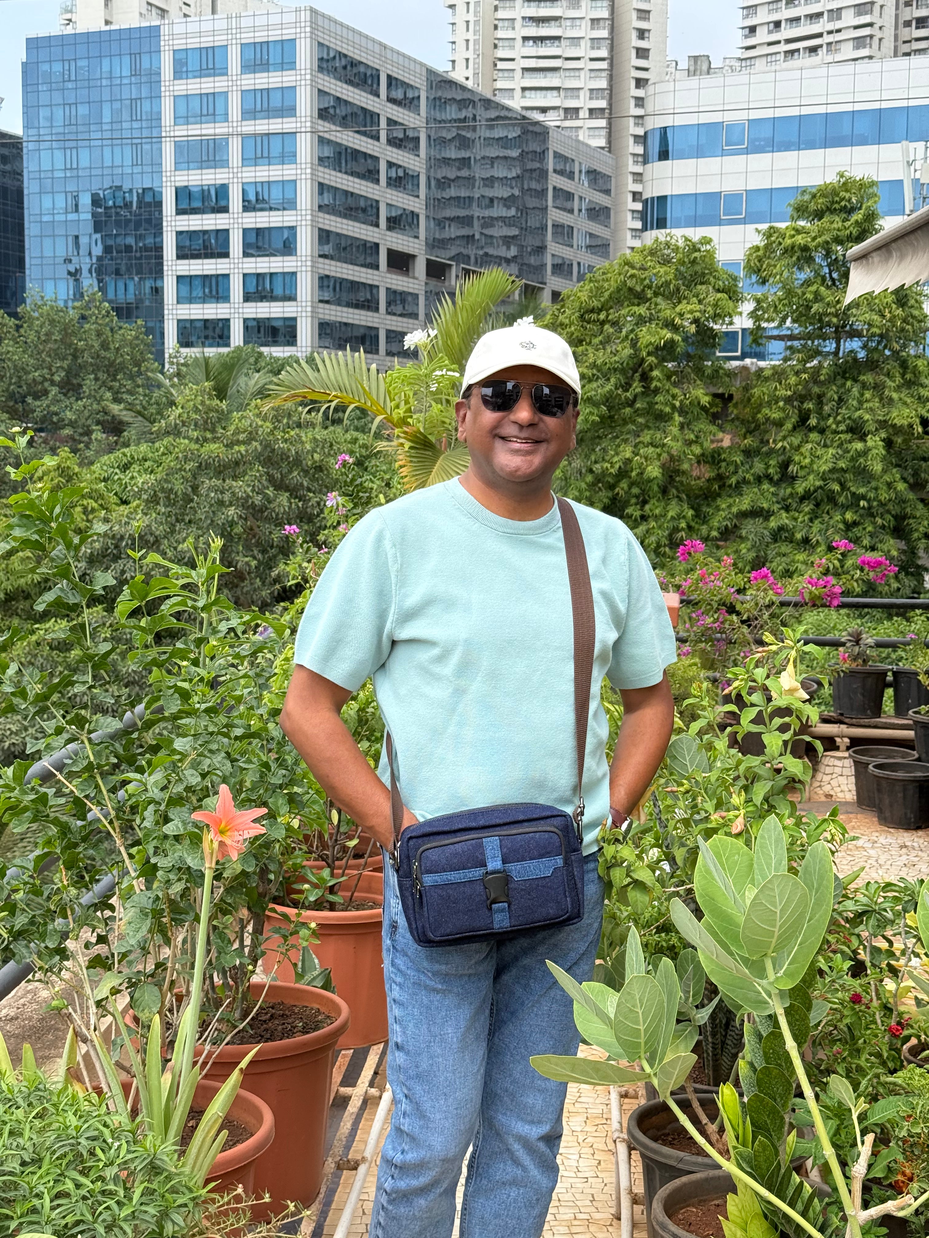Unisex Denim Utility Sling