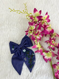 Hand Embroidered Bow