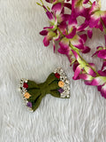 Hand Embroidered Bow Small