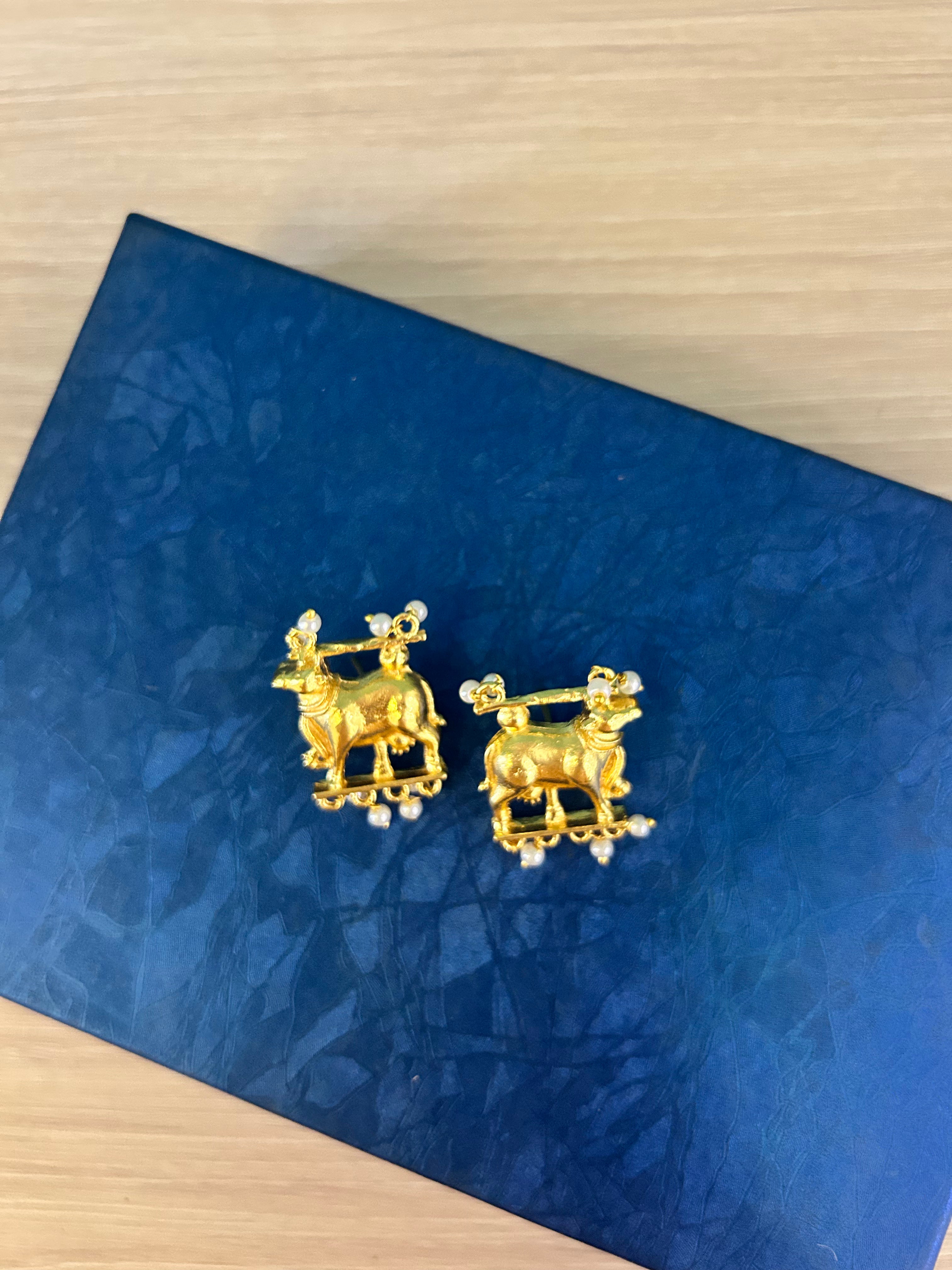 EarRings -  Cow