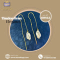 Earrings 	Pearl floral