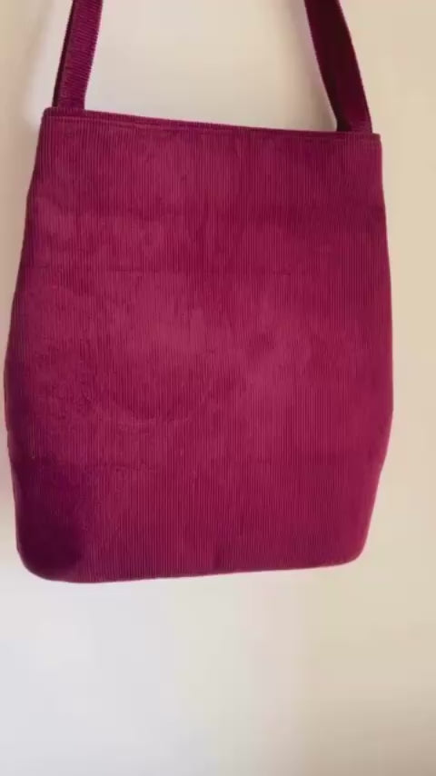 Corduroy Tote Bag